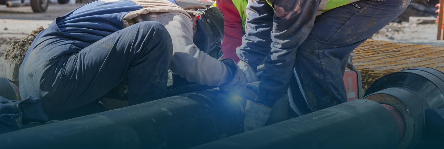 Technicians performing equipment maintenance